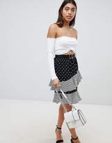 Thumbnail for your product : Missguided Bardot Crop Top