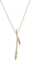 Thumbnail for your product : Sophie Bille Brahe Fleur 18kt Gold Necklace with White Diamonds