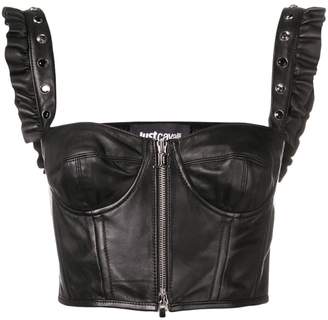 Just Cavalli cropped bustier top