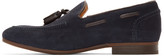 Thumbnail for your product : H By Hudson Navy Suede Pierre Loafers
