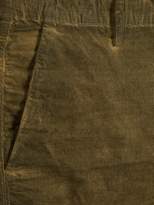 Thumbnail for your product : Massimo Alba Straight Leg Cotton Corduroy Shorts - Mens - Green