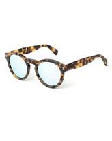 Thumbnail for your product : Illesteva Leonard Round Mirrored Sunglasses, Tortoise/Silver