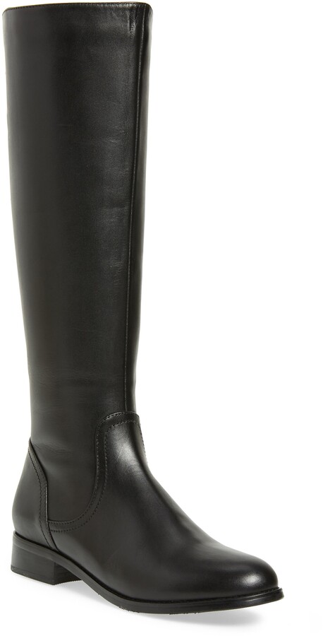 leather waterproof knee high boots