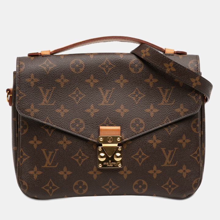 Louis Vuitton Brown Monogram Pochette Metis