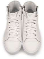 Thumbnail for your product : Diesel White Nentish Leather High-top Sneakers