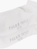 Thumbnail for your product : Falke Family Stretch-cotton Ankle Socks - White