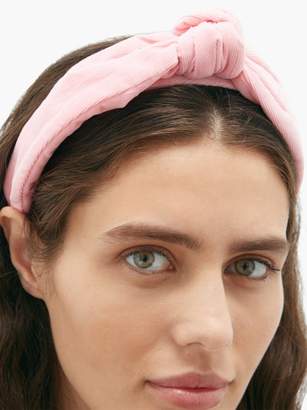 Lafayette House Of Loulou Knotted Headband - Womens - Pink