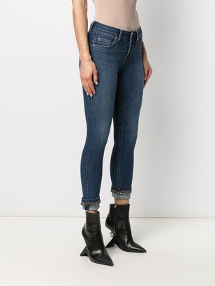 Liu Jo Mid-Rise Cropped Jeans