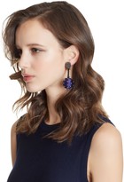 Thumbnail for your product : Oscar de la Renta Lapis Polka Dot Sequin Ball Earrings