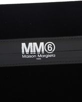 Thumbnail for your product : MM6 MAISON MARGIELA Velvet Logo Clutch