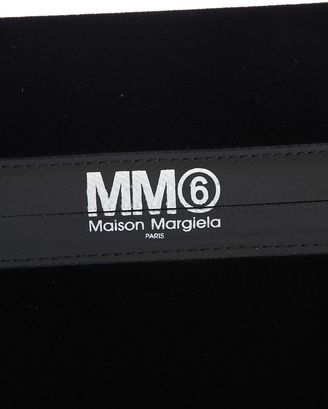 MM6 MAISON MARGIELA Velvet Logo Clutch