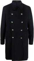 Thumbnail for your product : Tagliatore Double-Breasted Wool-Blend Peacoat