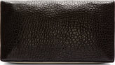 Thumbnail for your product : McQ Black Grained Leather Folded Clutch