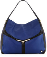Thumbnail for your product : Botkier Valentina Colorblock Pebble Leather Hobo Bag, Sapphire