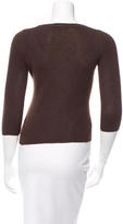 Thumbnail for your product : Prada Rib Knit Scoop Neck Top
