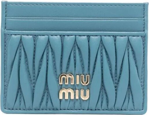 Miu Miu Matelassé Nappa Leather Card Holder Accessories