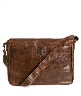 Boconi 'Becker' Leather Messenger Bag