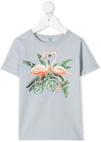 Thumbnail for your product : Stella McCartney Kids flamingo-print T-shirt