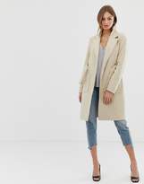 Thumbnail for your product : Vila belted tailored coat