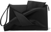 Thumbnail for your product : No.21 Knot Satin Clutch - Black