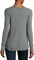 Thumbnail for your product : Splendid Scoop-Neck Thermal Tunic, Aluminum