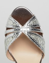 Thumbnail for your product : True Decadence Silver Heeled Sandals