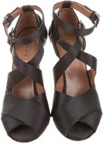 Thumbnail for your product : Alaia Crossover Satin Sandals