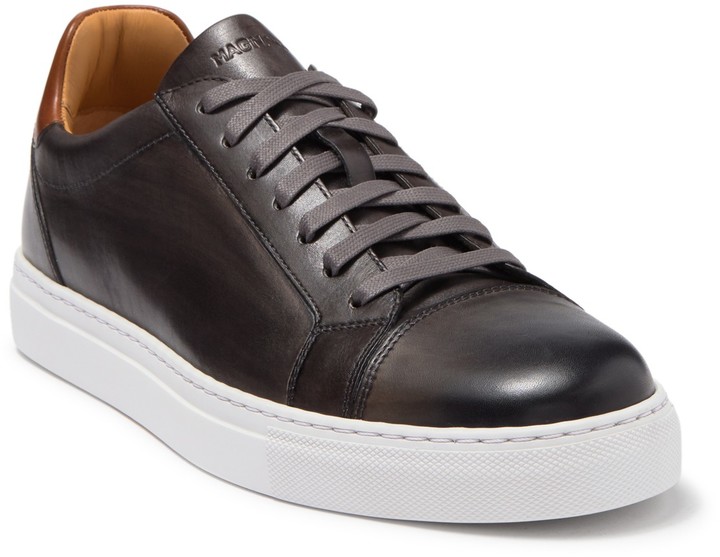 magnanni cuervo leather sneaker