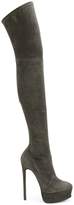 Thumbnail for your product : Casadei thigh length platform boots