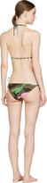Thumbnail for your product : Valentino Green Camo Bikini