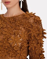 Thumbnail for your product : Ulla Johnson Yara Floral Crochet Sweater