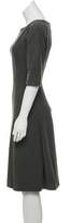 Thumbnail for your product : Lela Rose Knee-Length Pleated Dress