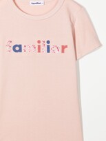 Thumbnail for your product : Familiar patchwork-logo T-shirt