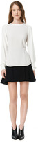 Thumbnail for your product : Rebecca Taylor Rib Trim Longsleeve Top