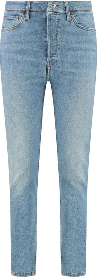 RE/DONE 90s Logo-Appliqué Jeans