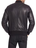 Thumbnail for your product : Rag & Bone Leather Baseball Collar Jacket