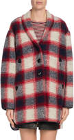 Thumbnail for your product : Gabrie Plaid Wool-Blend Coat