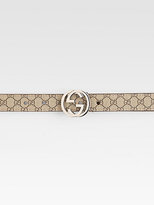 Thumbnail for your product : Gucci Kid's Interlocking G Buckle Belt