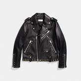 Thumbnail for your product : Coach Western Rivets Moto Jacket