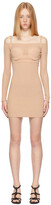 Thumbnail for your product : Dion Lee Beige Mesh Hosiery Dress