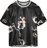 Thumbnail for your product : By Malene Birger Opheelia Floral-print Satin T-shirt