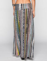 Thumbnail for your product : Lily White Linear Ethnic Print Maxi Skirt