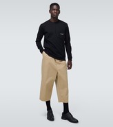 Thumbnail for your product : Comme des Garçons Homme Long-sleeved cotton T-shirt