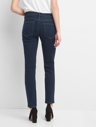 Gap Mid rise real straight jeans