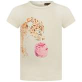 Thumbnail for your product : Roberto Cavalli Roberto CavalliBaby Girls Ivory Leopard Print Top