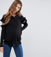 Thumbnail for your product : ASOS Maternity - Nursing ASOS Maternity NURSING Split Sleeve Sweater