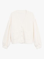 Thumbnail for your product : MANGO Puff Sleeve Cardigan, Light Beige
