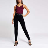 Thumbnail for your product : River Island Purple V neck fitted vest