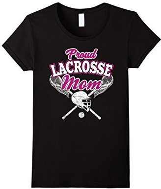 LaCrosse Women's Mom Shirt: Proud Mommy Mother Of Player T-Shirt