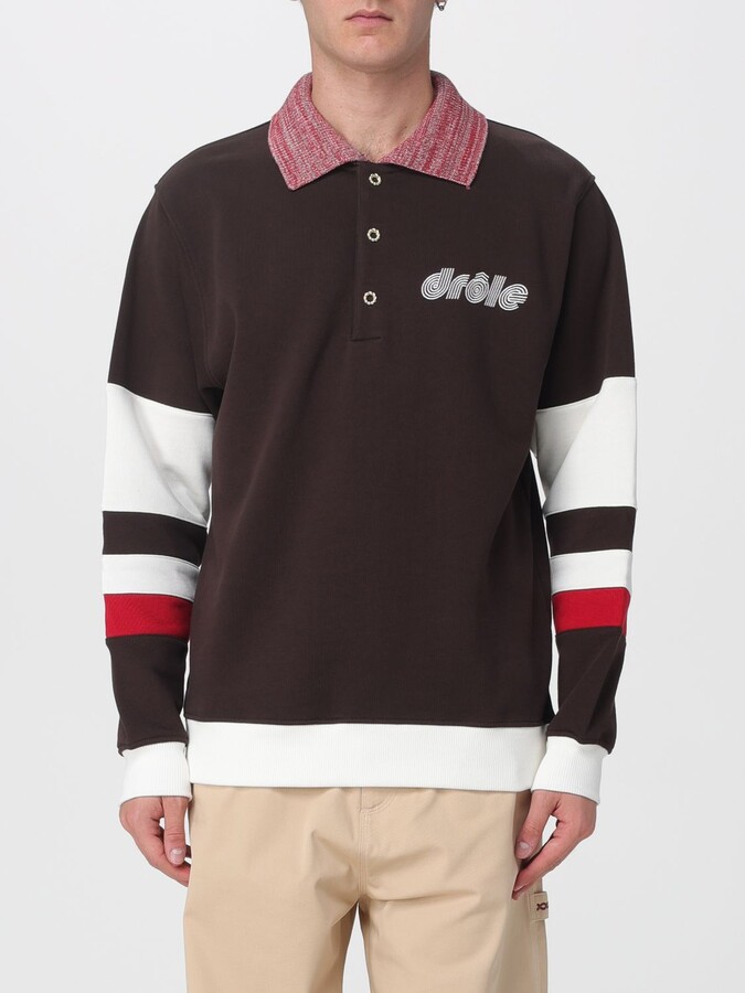 Drôle De Monsieur Polo Shirt Men color Brown